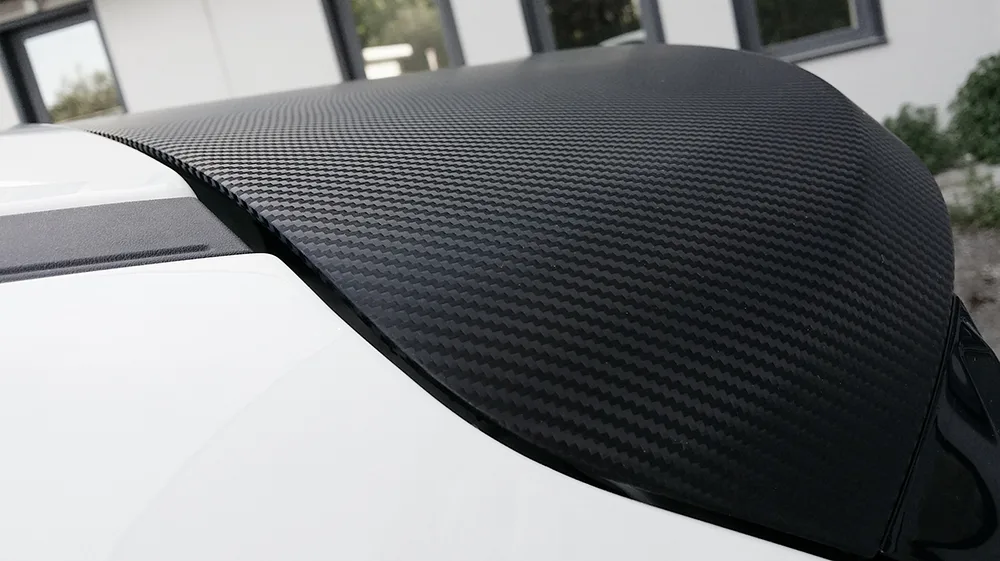 Fiat 500X -  Car Wrapping Carbon Fiber Black
